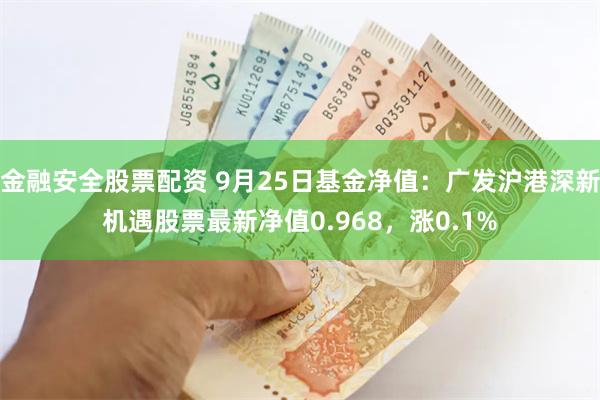 金融安全股票配资 9月25日基金净值：广发沪港深新机遇股票最新净值0.968，涨0.1%