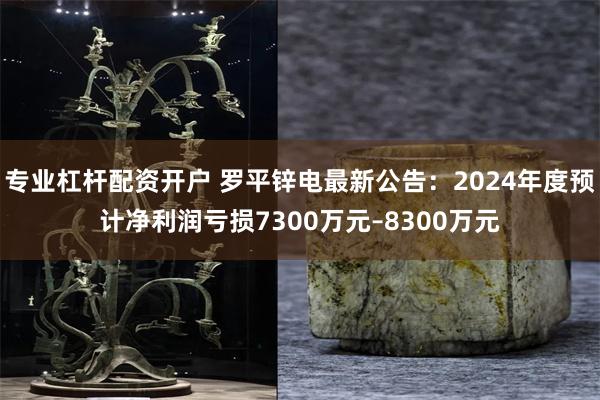 专业杠杆配资开户 罗平锌电最新公告：2024年度预计净利润亏损7300万元–8300万元